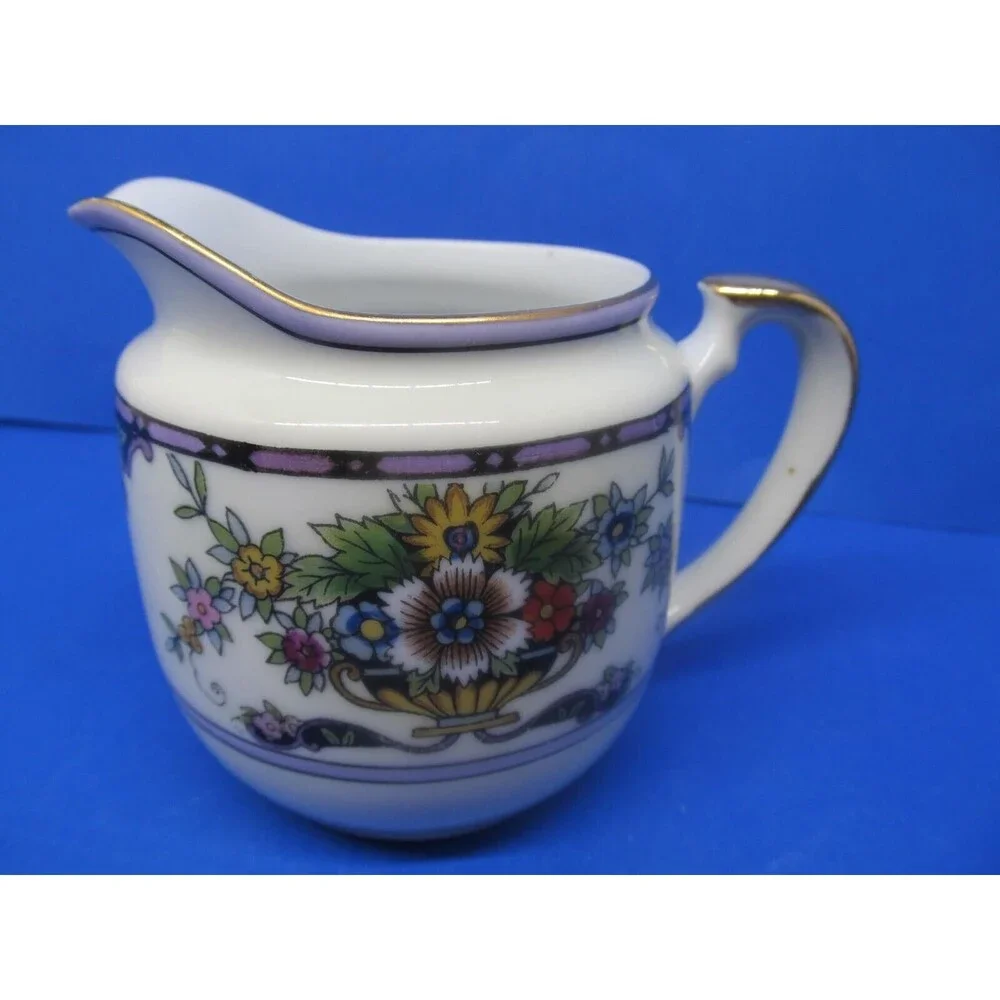 Noritake Morimura Hand Painted Floral Creamer GUC